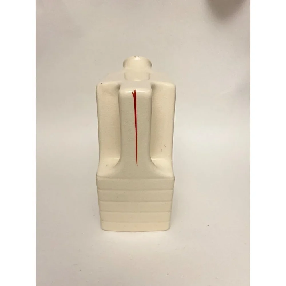 Vintage Universal Potteries Inc. Ceramic White Square Jug Pitcher